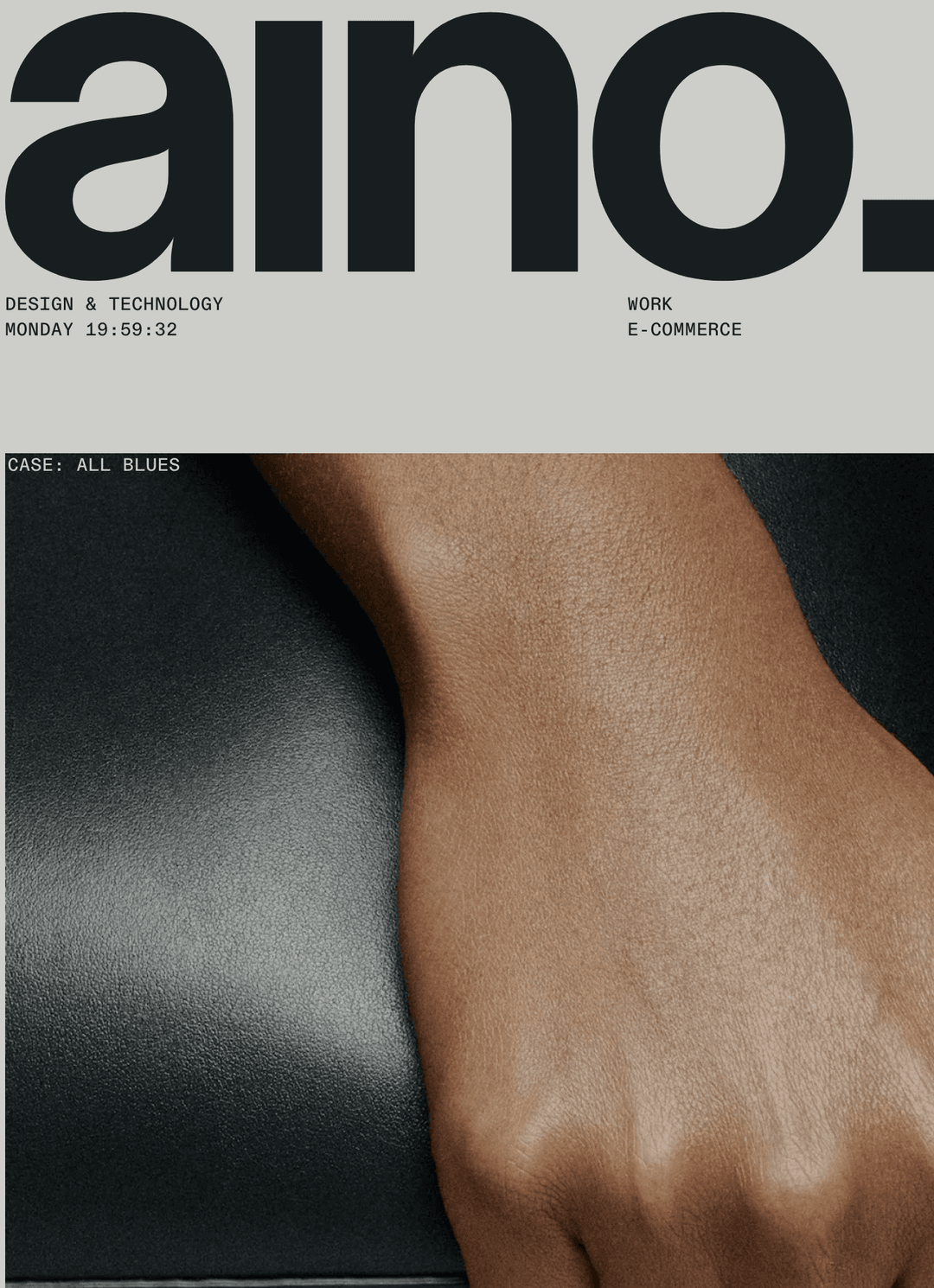 aino website page